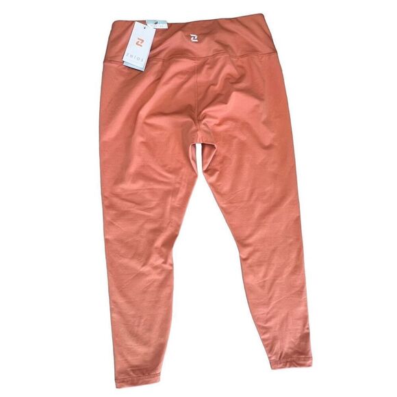 Zelos Brushed Line Low Impact Activewear Leggings Casual sz LARGE - Picture 9 of 11